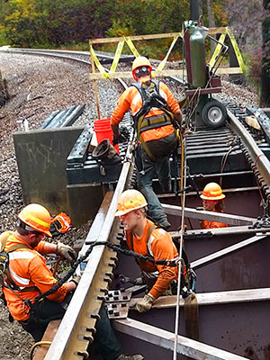 Koppers RS Workers on a Bridge